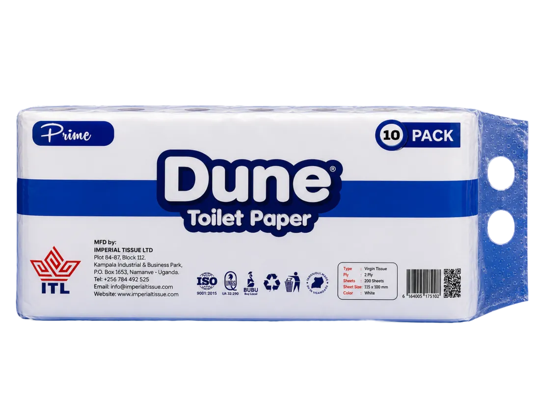 Dune Toilet Paper 10-Roll (Blue)