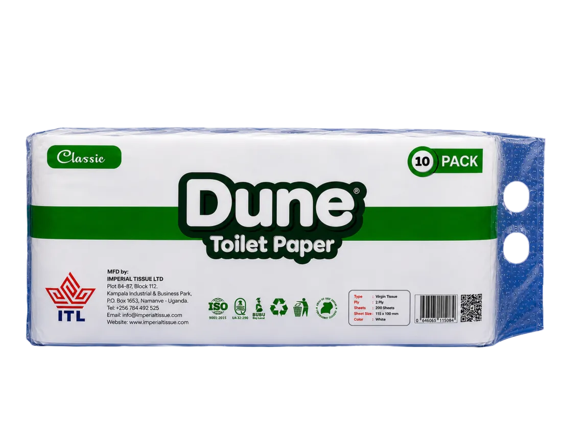 Dune Toilet Paper 10-Roll (Green)